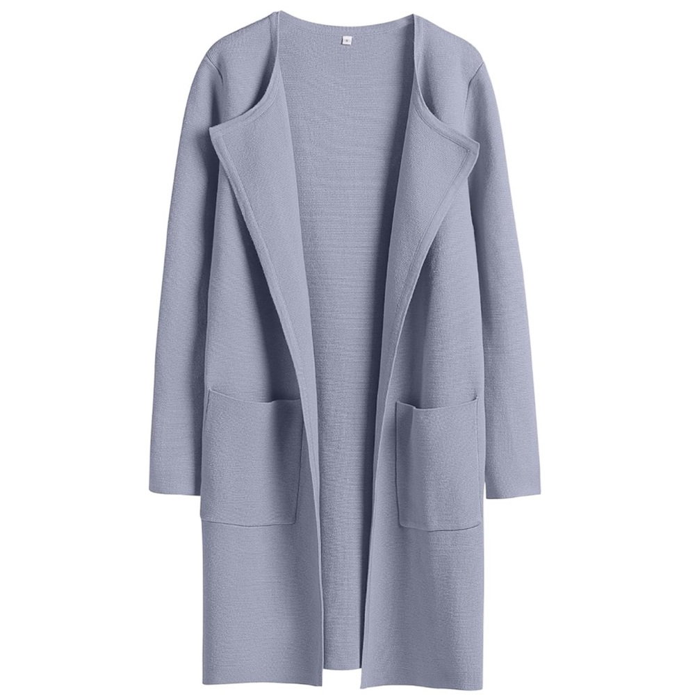 ANRABESS Womens Cardigan Sweater Open Front Knit